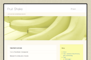 Тема Fruit Shake для WordPress.com