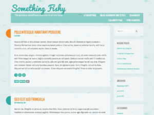 Тема для WordPress Something Fishy