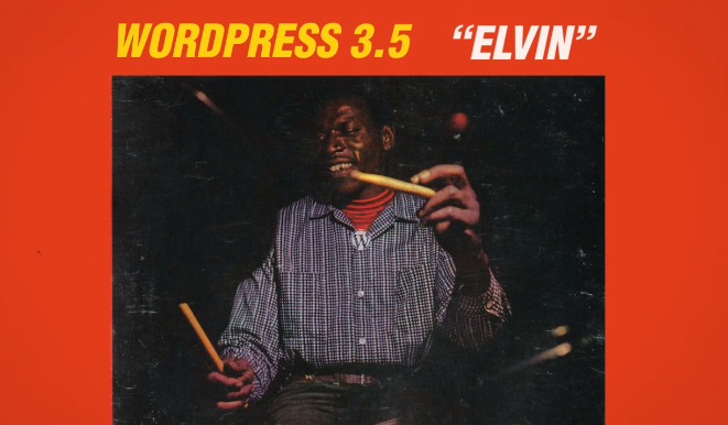 WordPress 3.5 Elvin