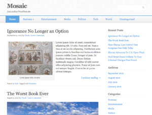 Тема для WordPress Mosaic