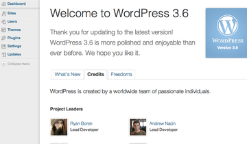 WordPress 3.6