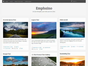 Тема для WordPress Emphaino