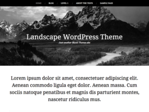 Тема для WordPress Landscape
