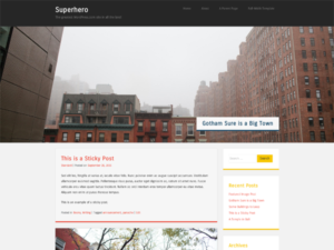 Тема для WordPress Superhero