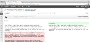 Работа с ревизиями в WordPress 3.6