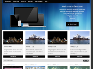 Тема для WordPress Sensitive