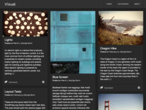 Тема для WordPress Visual