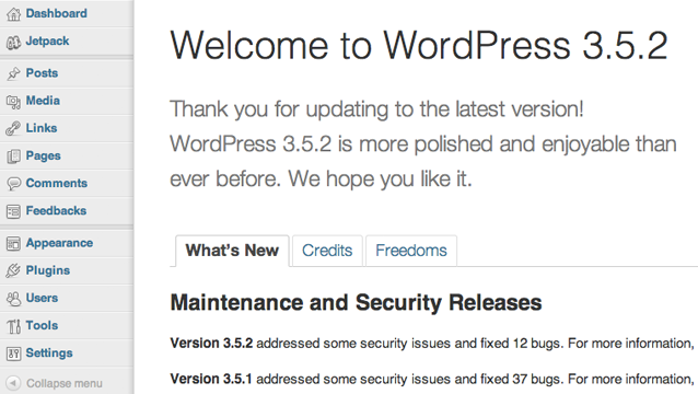 WordPress 3.5.2