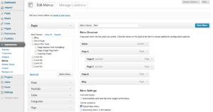 Работа с меню в WordPress 3.6