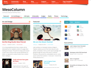 MesoColumn для WordPress
