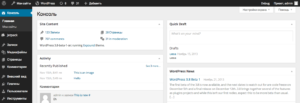 Консоль в WordPress 3.8