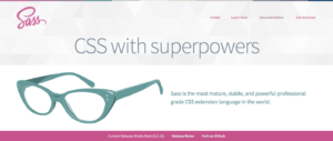 Сайт CSS препроцессора Sass