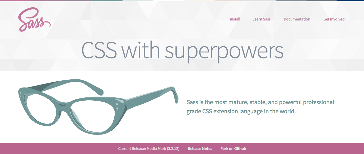 Сайт CSS препроцессора Sass