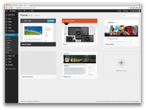 Работа с темами в WordPress 3.8