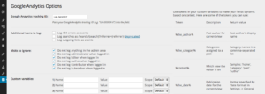 Настройка плагина WP Google Analytics