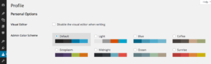 Цветовые схемы в WordPress 3.8