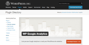 Плагин WP Google Analytics
