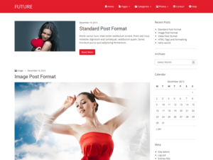 Тема для WordPress Future