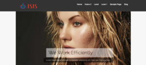 Тема для WordPress Isis