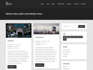 Тема Nova Lite для WordPress