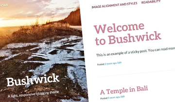 Тема для WordPress Bushwick