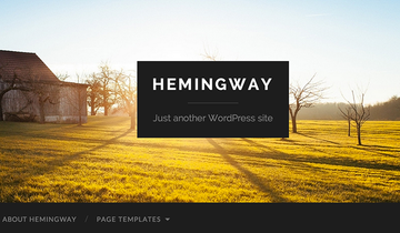 Тема для WordPress Hemingway