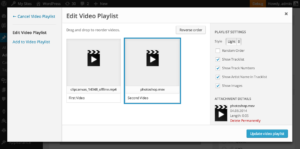 Видео плейлист в WordPress 3.9