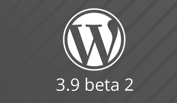 WordPress 3.9 Beta 2