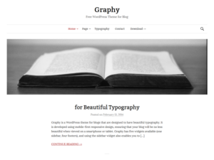 Тема Graphy