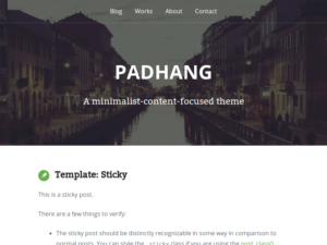 Тема Padhang