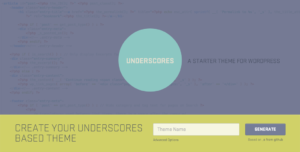 Генератор тем на основе Underscores