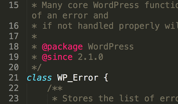 Работа с классом WP_Error в WordPress