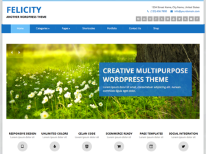 Тема для WordPress Felicity