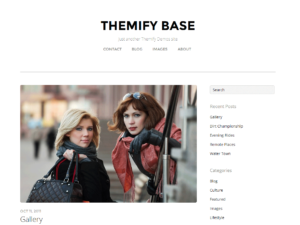 Бесплатная тема Themify Base
