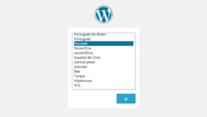 Выбор языка при установке WordPress 4.0