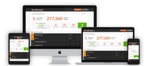 Консоль управления сервиса BruteProtect
