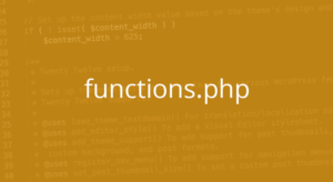Файл functions.php в WordPress