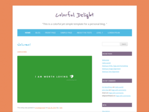 Тема Colorful Delight