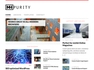 Тема для WordPress MH Purity Lite