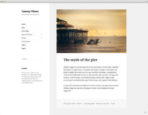 Twenty Fifteen: новая стандартная тема для WordPress