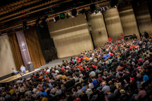 Matt Mullenweg и Om Malik на WordCamp Europe 2014