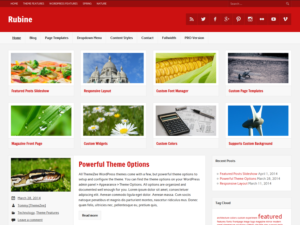 Тема Rubine Lite