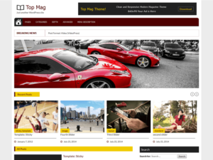 Журнальная тема Top Mag