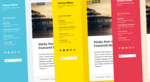 Тема Twenty Fifteen для WordPress.com
