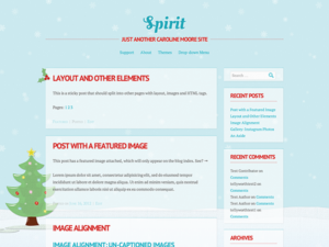 Тема для WordPress Spirit