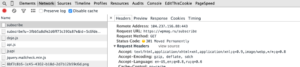 Проверка редиректа в Google Chrome
