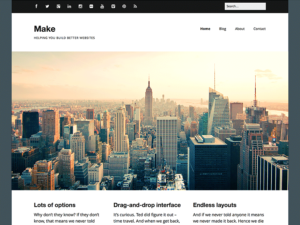 Тема для WordPress Make