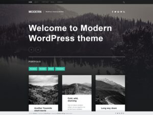 Адаптивная тема Modern