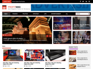 Журнальная тема ProfitMag