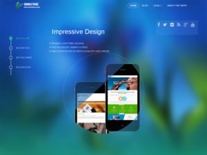 Тема для WordPress SinglePage